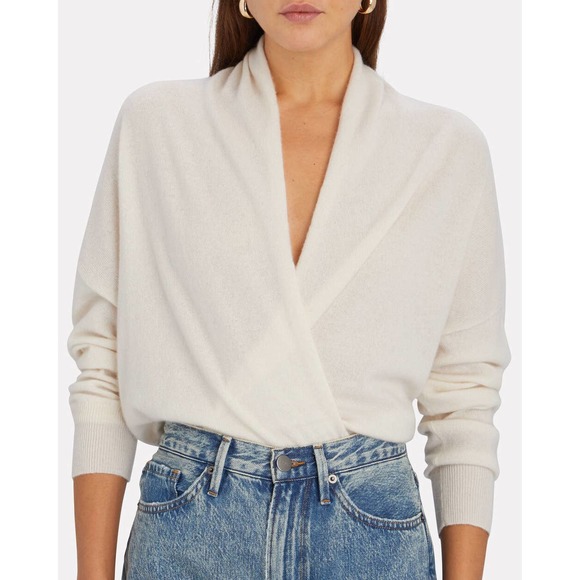 Nili Lotan Sweaters - Nili Lotan Lakota Cashmere Sweater in Ivory Size Large